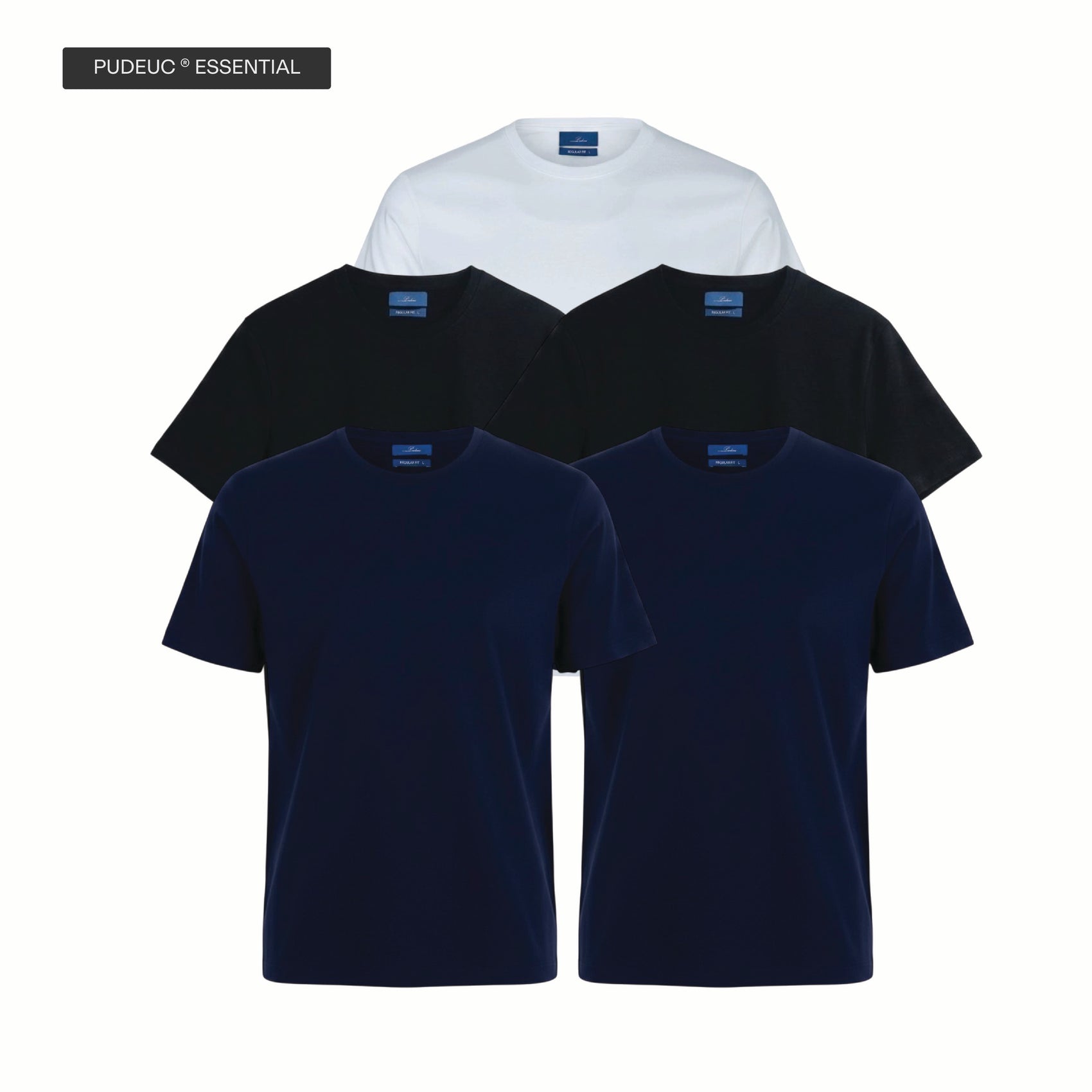 PUDEUC Essential Tee Pack (5)